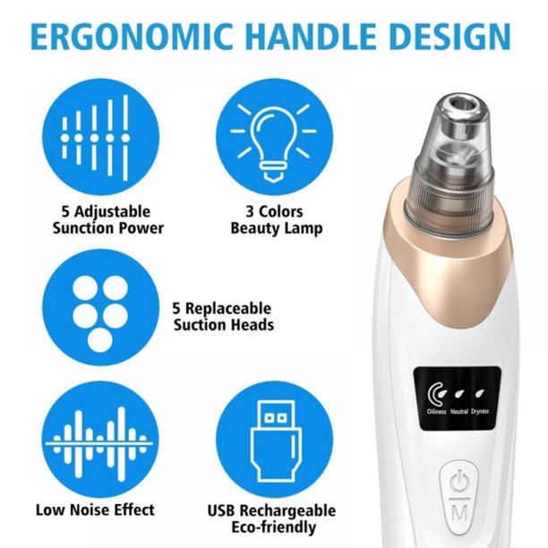 Electric Blackhead Suction Remover for Deep Pores