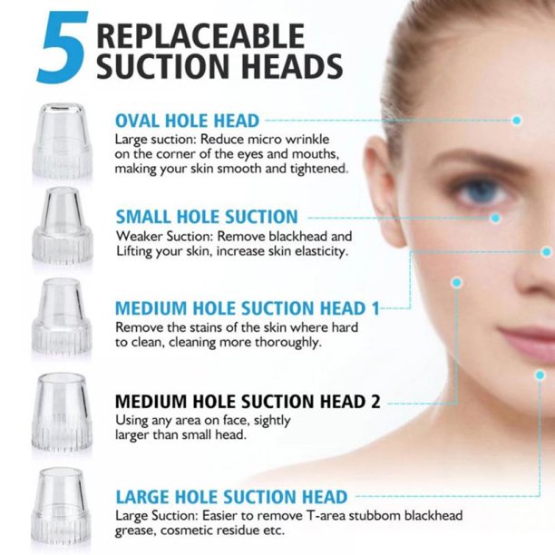 Electric Blackhead Suction Remover for Deep Pores