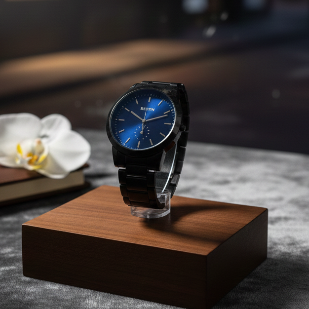 BESTWIN Matte Black Watch