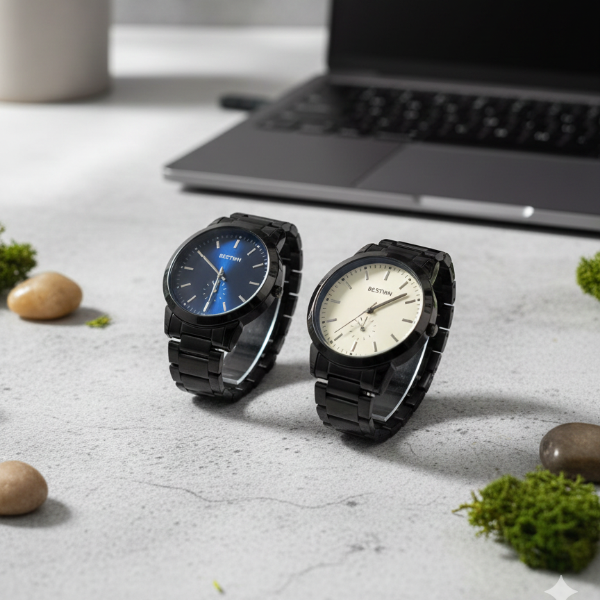 BESTWIN Matte Black Watch