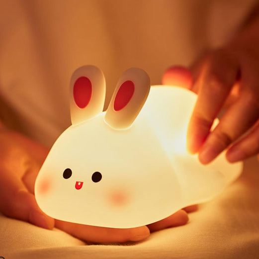 Cute Rabbit Silicone Night Lamp